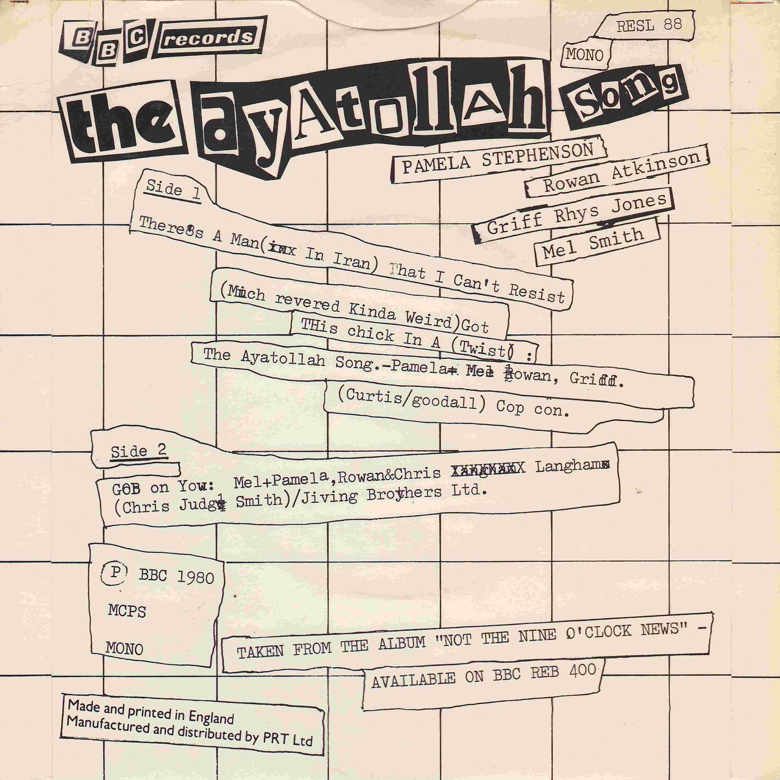 Back cover of RESL 88